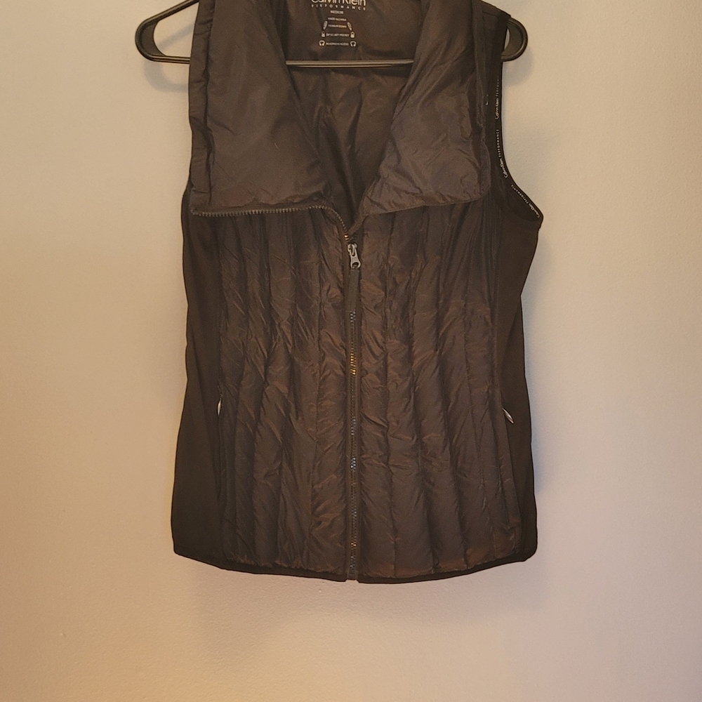 Calvin Klein Performance Black Puffer Vest | Size Medium